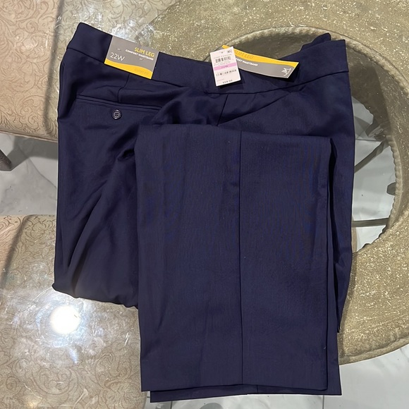 Navy Slacks - New and Never Worn - Picture 2 of 3